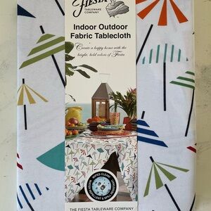 Fiesta Indoor/Outdoor Round Fabric Tablecloth